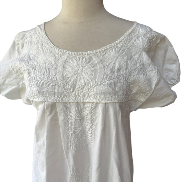 Vintage Floral‎ Embroidered Muumuu - Picture 2 of 5